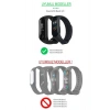 Xiaomi Mi Band 3 ve Mi Band 4 ile Birebir Uyumlu Silikon Esnek Renkli Kordon