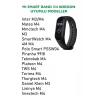 Xiaomi Mi Band 3 ve Mi Band 4 ile Birebir Uyumlu Silikon Esnek Renkli Kordon