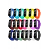 Xiaomi Mi Band 3 ve Mi Band 4 ile Birebir Uyumlu Silikon Esnek Renkli Kordon