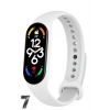 Xiaomi Mi Band 7 ile Birebir Tam Uyumlu Esnek Değiştirilebilir Renkli Silikon Akıllı Bileklik Kordon