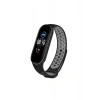 Xiaomi Mi Band 5 Mi Band 6 ile Birebir Tam Uyumlu Delikli Model Çift Renk Spor Esnek Silikon Kordon