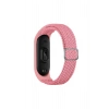 Xiaomi Mi Band 3 ve Mi Band 4 ile Birebir Tam Uyumlu Hasır Örgü Naylon Renkli Esnek Kordon Kayış