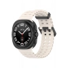 Samsung Galaxy Watch 7 Ultra ile Birebir Uyumlu Delikli Esnek Renkli Değiştirilebilir Silikon Kordon