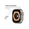 Apple Watch Ultra/Ultra 2/Ultra 3 49MM ile Uyumlu Kristal Netlik 9H Temperli Cam Ekran Koruyucu