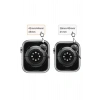 Apple Watch 41/40/38Mm Series 10/11(42MM)/9/8/7/SE1-2-3/6 Uyumlu Çift Renk İşlemeli Metal Lüx Kordon