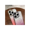 Apple iPhone 16 ile Uyumlu Metal Kamera Çerçeveli Sert PC Renk Geçişli MagSafe Uyumlu Kılıf