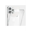 Apple iPhone 16 Pro ile Uyumlu Sararmaz Sert PC Kristal Netlikte Minimalist Şeffaf Kılıf