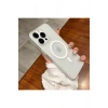 iPhone 16 Pro ile Uyumlu Minimalist Tasarım Mat Buzlu Soft Slim MagSafe Özellikli PC Kılıf