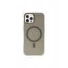 iPhone 15 Pro ile Uyumlu Minimalist Tasarım Mat Buzlu Soft Slim MagSafe Özellikli PC Kılıf