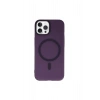 iPhone 15 Pro ile Uyumlu Minimalist Tasarım Mat Buzlu Soft Slim MagSafe Özellikli PC Kılıf