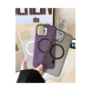 iPhone 15 Pro ile Uyumlu Minimalist Tasarım Mat Buzlu Soft Slim MagSafe Özellikli PC Kılıf