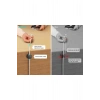 Zs368 Premium Magnetik Kablo Düzenleyici Organizer (6 Adet) Beyaz