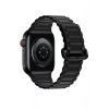 Apple Watch 7/8/SE/SE2/SE3/9/10/11 42/44/45/46/49mm Uyum Askeri Desen Mıknatıslı Silikon Kordon