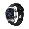 Samsung Galaxy 3 45mm / Galaxy 46mm / Gear S3 22mm Standart Silikon Kordon Klasik Kayış Esnek 22 mm