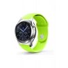 Samsung Galaxy 3 45mm / Galaxy 46mm / Gear S3 22mm Standart Silikon Kordon Klasik Kayış Esnek 22 mm