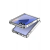 Samsung Galaxy Z Flip 7 ile Uyumlu Kablosuz Şarj Magsafe Özellikli Şeffaf Silikon Kılıf