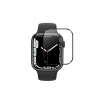 Apple Watch SE 3 40mm Ekran Koruyucu Şeffaf Polymer Nano Ppm Ekran Filmi Kavisli Tam Kaplayan