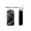 iPhone 17 Air Uyumlu 9H Tam Kaplayan Hayalet Anti-Statik Temperli Cam Ekran Koruyucu HD Netlik