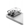 iPhone 17 Pro ile Uyumlu Kristal Netlik 9H Kırılma Karşıtı Cam Kamera Ünitesi ve Lens Koruyucu