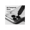 iPhone 17 Pro ile Uyumlu Kristal Netlik 9H Kırılma Karşıtı Cam Kamera Ünitesi ve Lens Koruyucu
