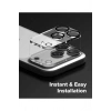 iPhone 17 Pro ile Uyumlu Kristal Netlik 9H Kırılma Karşıtı Cam Kamera Ünitesi ve Lens Koruyucu