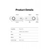 iPhone 17 Air ile Uyumlu Kristal Netlik 9H Kırılma Karşıtı Cam Kamera Ünitesi ve Lens Koruyucu