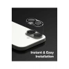 iPhone 17 ile Uyumlu Kristal Netlik 9H Kırılma Karşıtı Cam Kamera Ünitesi ve Lens Koruyucu