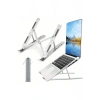 Macbook/Notebook ve Tablet Uyumlu Metal Laptop Standı Hafif Kaydırmaz Ayarlanabilir Katlanabilir