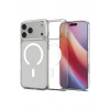 iPhone 17 Pro Max ile Uyumlu Magsafe Şarj Özellikli Ultra İnce Sararmaz Şeffaf PC Minimalist Kılıf