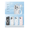 iPhone 15/14/13 ile Uyumlu Magsafe Şarj Özellikli Ultra İnce Sararmaz Şeffaf PC Minimalist Kılıf