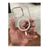 iPhone 14 Pro ile Uyumlu Magsafe Şarj Özellikli Ultra İnce Sararmaz Şeffaf PC Minimalist Kılıf