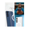 Samsung Galaxy S25 Plus Magsafe Şarj Özellikli Ultra İnce Sararmaz Şeffaf PC Minimalist Kılıf
