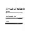 iPhone 14 Pro Max için Karbon Desenli Ultra İnce Telefon Kılıfı Minimalist Kamera Korumalı Slim