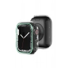 Appl Watch SE 3 44mm Uyumlu Şeffaf Neon Kasa ve Ekran Koruyucu Fosforlu Sert PC Kasa