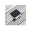 Appl Watch SE 3 44mm Uyumlu Şeffaf Neon Kasa ve Ekran Koruyucu Fosforlu Sert PC Kasa