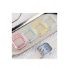 Appl Watch SE 3 44mm Uyumlu Şeffaf Neon Kasa ve Ekran Koruyucu Fosforlu Sert PC Kasa