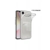 iPhone 17e ile Uyumlu Kamera Korumalı Şeffaf Kartlıklı Kılıf Card Case