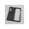 Samsung Galaxy Z Fold 7 ile Uyumlu Lens Korumalı Yüzük Stantlı Tank Kılıf