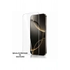 iPhone 16 PRO MAX ile Uyumlu 500C Temperli Kırılmaz Cam Ekran Koruyucu HD Şeffaf Tam Kaplayan Siyah Çerçevesiz Cam