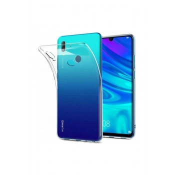 P Smart 2019 - Honor 10 Lite Toz Koruma Tıpalı Ultra Ince Şeffaf Silikon Kılıf