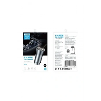 Z8a Hızlı Araç Şarj Cihazı 2xusb Usb 3.1a + Smart 5v/1a