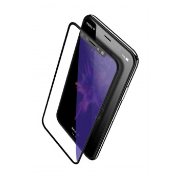 Jm3040 Iphone X /xs Tam Kaplayan Anti Blue Ray Temperli Ekran Koruyucu Fast Stick Siyah