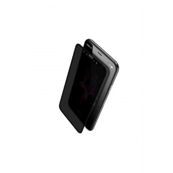 Apple Iphone X/ Xs Siyah Hayalet Gizli Ekran Koruyucu Privacy Cam Jm221