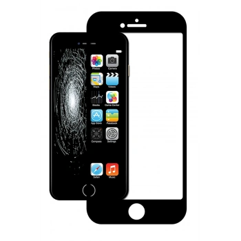 Apple Iphone 7 Fiber Nano Ekran Koruyucu Siyah.