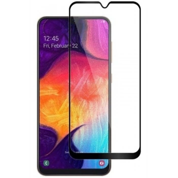 Samsung Galaxy A50 Tam Kaplayan Fiber Nano Ekran Koruyucu Siyah