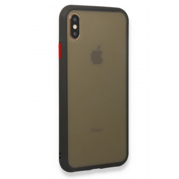 Iphone X Montreal Silikon Kapak Siyah
