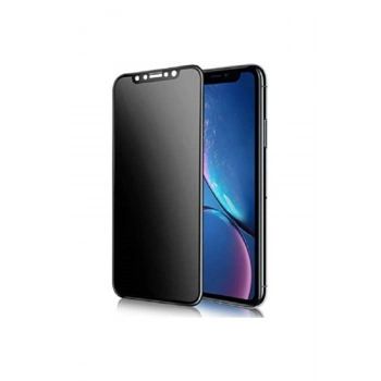Apple Iphone 12 Mini 5.4 Privacy Hayalet 10d Ekran Koruyucu Siyah Cam