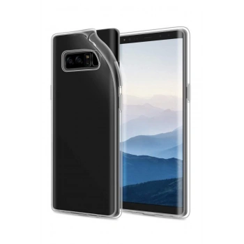 Samsung Note 8 Şeffaf Tıpalı Kamera Korumalı Lüx Silikon Kılıf