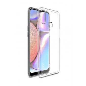 Samsung A01 Şeffaf Tıpalı Kamera Korumalı Lüx Silikon Kılıf