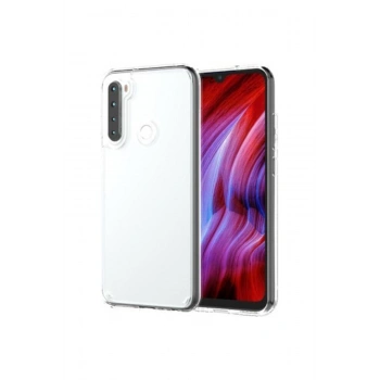 Xiaomi Redmi Note 8 Şeffaf Tıpalı Kamera Korumalı Lüx Silikon Kılıf